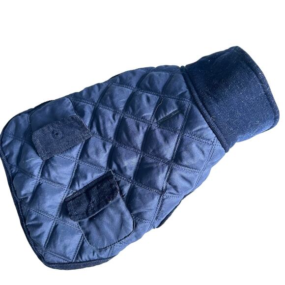 Pup Crew Other - Pup Crew Blue Quilted Jacket - XS with Velcro Straps